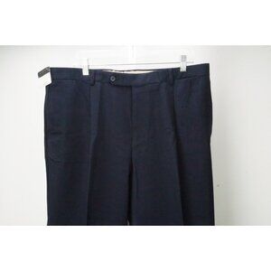 Burberry London Blue S100s Wool Mens Pants Trousers Sz 58 EU NEW